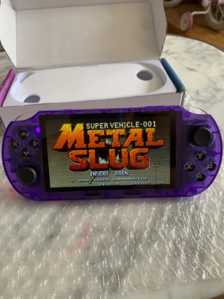 Consola Portátil Morada Super Mario Bros.