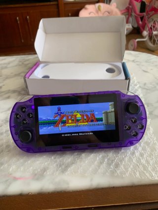Consola Portátil Morada Super Mario Bros.