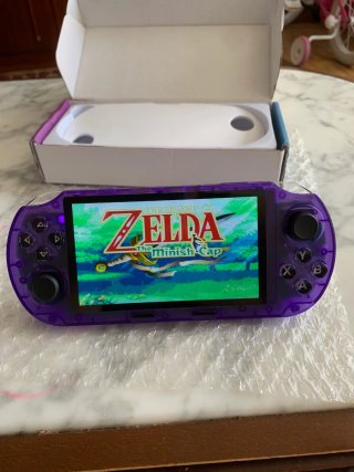 Consola Portátil Morada Super Mario Bros.