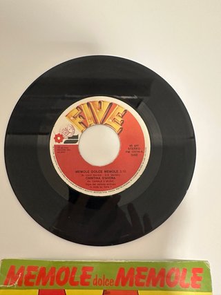 Vinile 45 Giri Memole Dolce Memole C. D’Avena 1986
