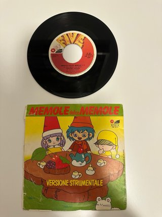 Vinile 45 Giri Memole Dolce Memole C. D’Avena 1986