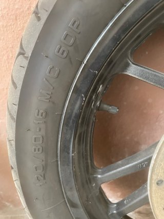 Rueda o Llanta de Moto Honda 120/80-16 60P