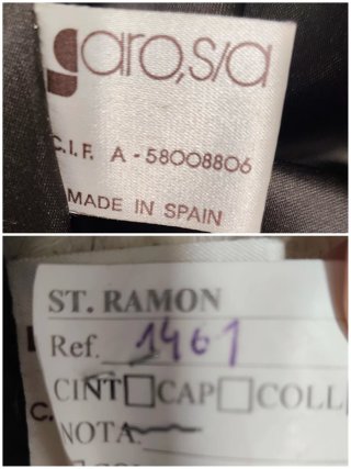 Chaquetón de pelo marrón