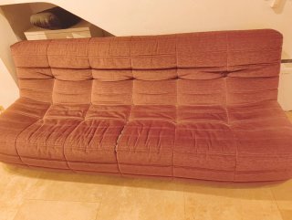 Sofá Oruga morado 240cm