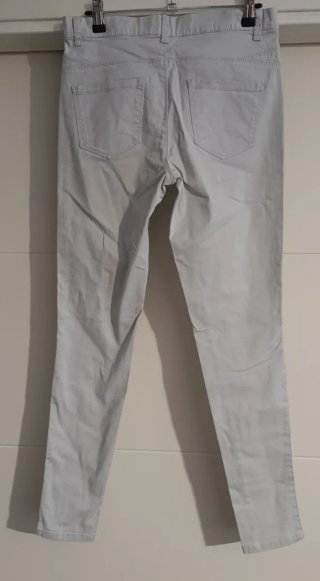 Pantalón Denim & Co mujer gris Talla 38.