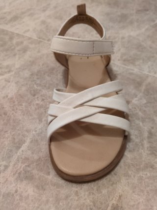 Sandalias Niña Talla 29 Blancas