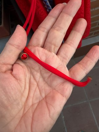 Kimono calado rojo