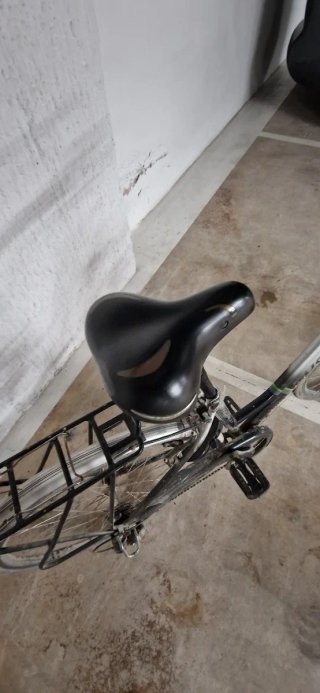 Bicicleta FUCH plateada
