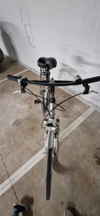 Bicicleta FUCH plateada