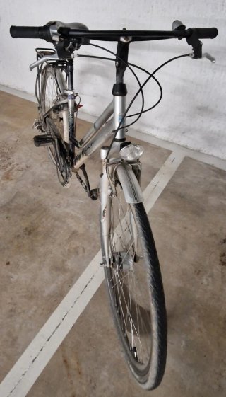 Bicicleta FUCH plateada