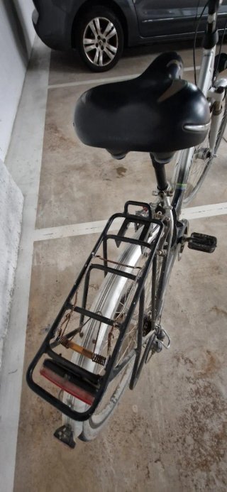 Bicicleta FUCH plateada
