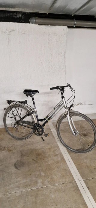 Bicicleta FUCH plateada
