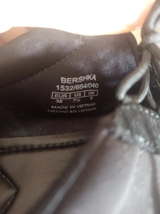 Zapatillas Bershka negras mujer