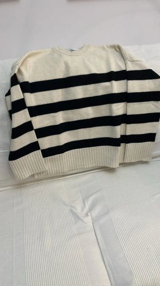 Jersey rayas blanco y negro