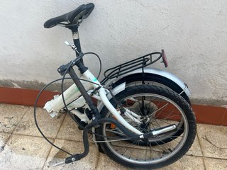 Bicicleta Plegable Blanca