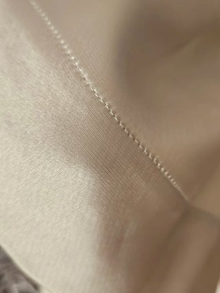 Vestido largo beige para ocasión especial