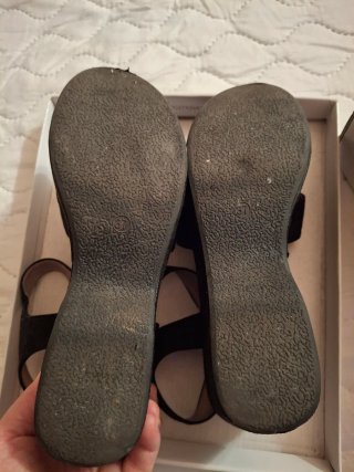 Sandalias de plataforma Armonías Negras Talla 37
