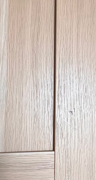 Armario IKEA madera y blanco