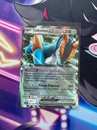 Carta Pokémon Cobalion ex, CRI ES 064/086