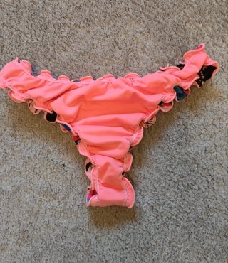 Bikini F**K colorato con balze