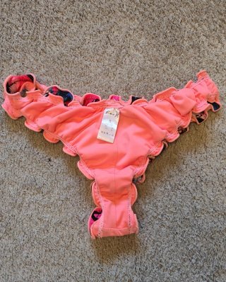 Bikini F**K colorato con balze
