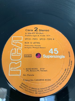 Vinilo Box O Lettes - Feel Africa