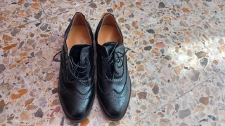 Zapatos Oxford Negros Mujer