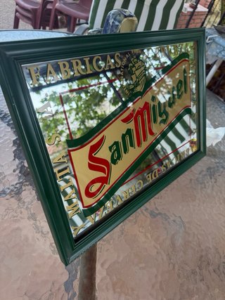 Espejo Publicitario Cerveza San Miguel