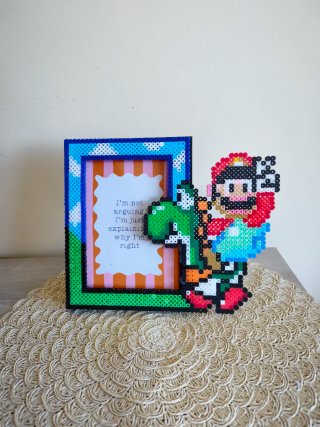Marco de Fotos Super Mario Pixel Art