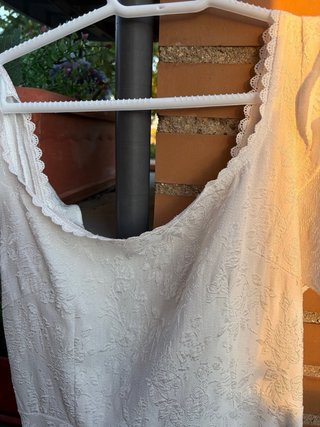 Vestido blanco Shein floral