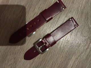 Lote 2 Correas Piel Reloj