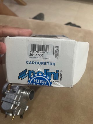 Carburador Polini CP 15mm