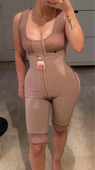 Faja Colombiana Moldeadora Beige/Rosa