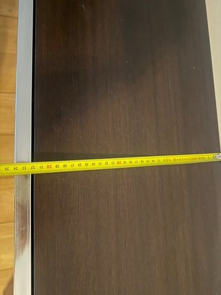 Estantería moderna cristal y madera