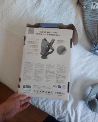 Mochila Porta Bebé BabyBjorn Mini Gris
