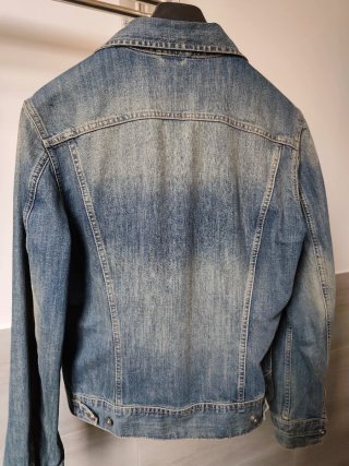 Giubbino jeans uomo Colin's blu