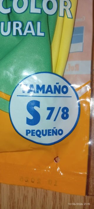 Guantes de limpieza Solgant Talla S 7/8