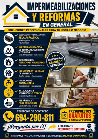 Impermeabilización y Reformas Integrales