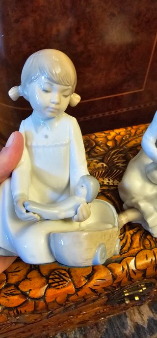 Lote figuras porcelana Nao Niños