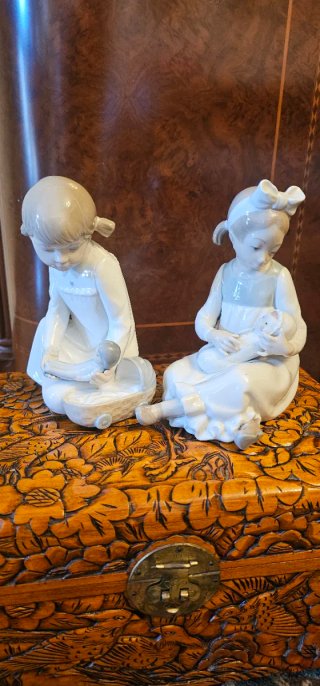 Lote figuras porcelana Nao Niños