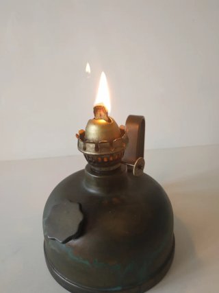 Quinqué vintage metal