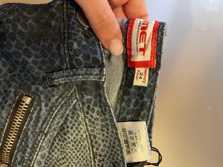 Jeans MET donna stampa leopardo