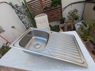 Fregadero de acero inoxidable