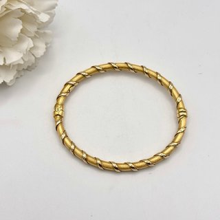 Pulsera brazalete de oro 18kt
