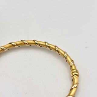 Pulsera brazalete de oro 18kt