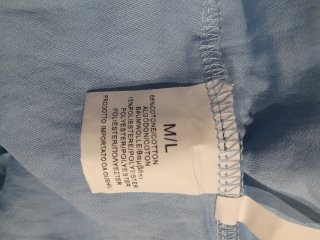 Pantaloncini blu taglia M/L