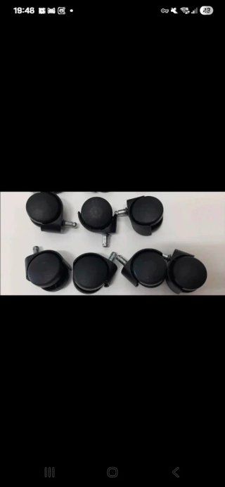 Ruedas para silla giratoria (pack 8)