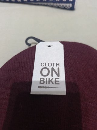 Cappellino Cloth on Bike rosso