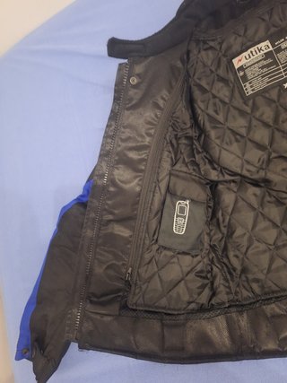 Chaqueta Moto Utika Talla XL Negra/Azul