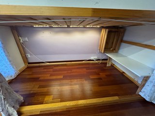 Litera Kura IKEA 90x200 blanco/pino